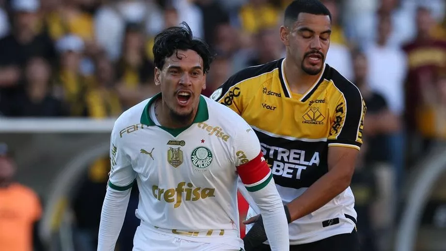 Gustavo Gómez faz gol histórico Palmeiras vence Criciúma nos