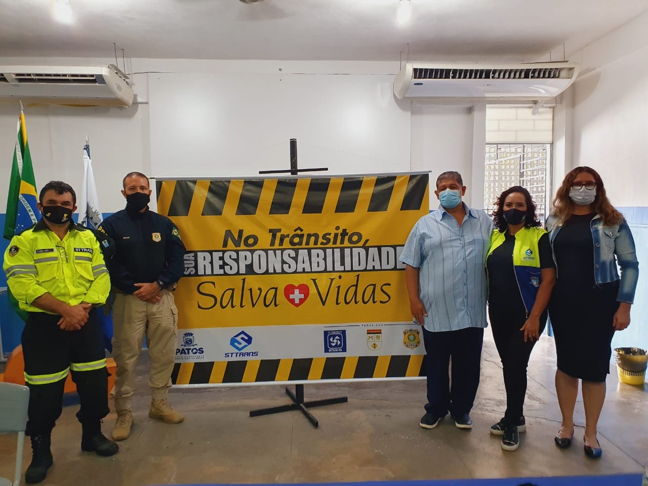 STTRANS promove palestra sobre o Maio Amarelo para os professores da Rede Municipal de Ensino