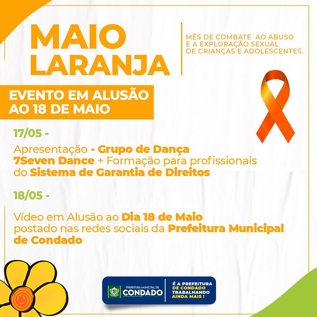 Prefeitura de Condado promove semana de ações socioeducativas contra Abuso e Exploração Sexual de Crianças e Adolescentes