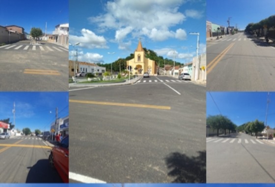 Pavimentação Asfáltica no centro da cidade dá um charme especial a Cacimba de Areia