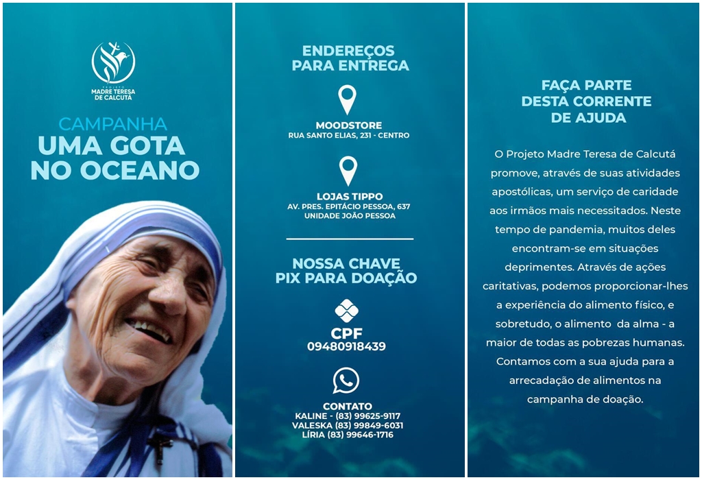 Projeto Madre Teresa distribui sopão para pessoas carentes e moradores de rua todas as quintas-feiras