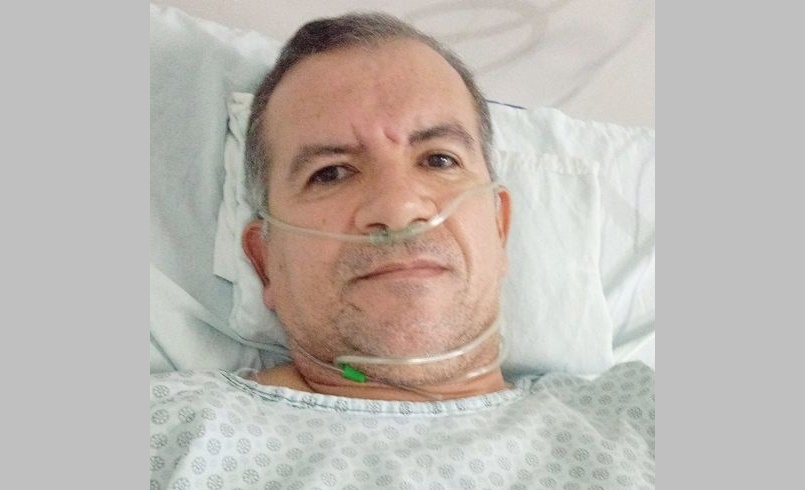 Mesmo tendo tomado as duas doses da Coronavac, delegado patoense diz que foi infectado e está com 50% dos pulmões comprometido