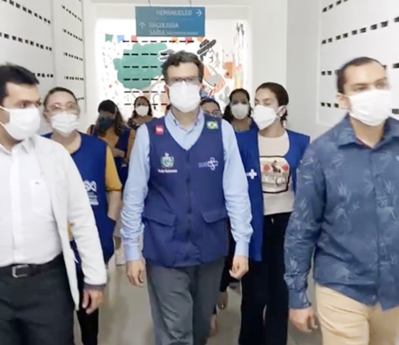 Secretário e técnicos da SES visitam Complexo de Patos e estudam ampliação de leitos Covid