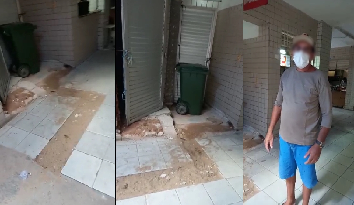 Comerciantes do Mercado Velho de Patos pedem banheiros químicos no período de reforma. Gestão se pronuncia. Veja