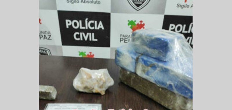 Polícia apreende em Patos droga com jovem que seguiria para Princesa Isabel