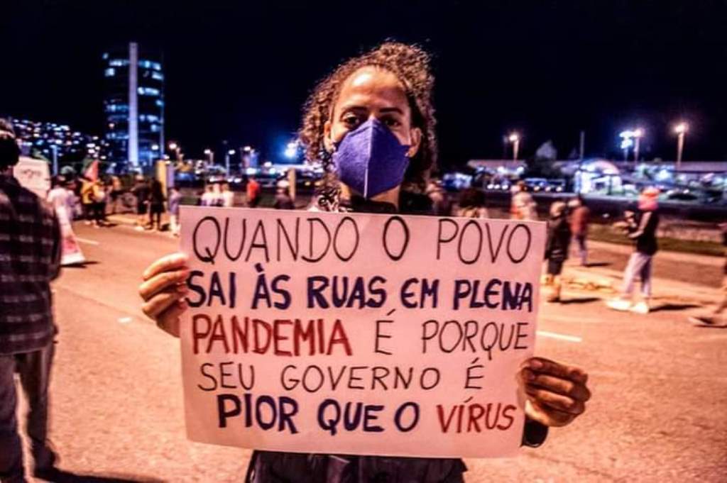 Ato “Povo na Rua! Fora Bolsonaro” acontece em várias cidades do Brasil e lutadores sociais organizam também em Patos