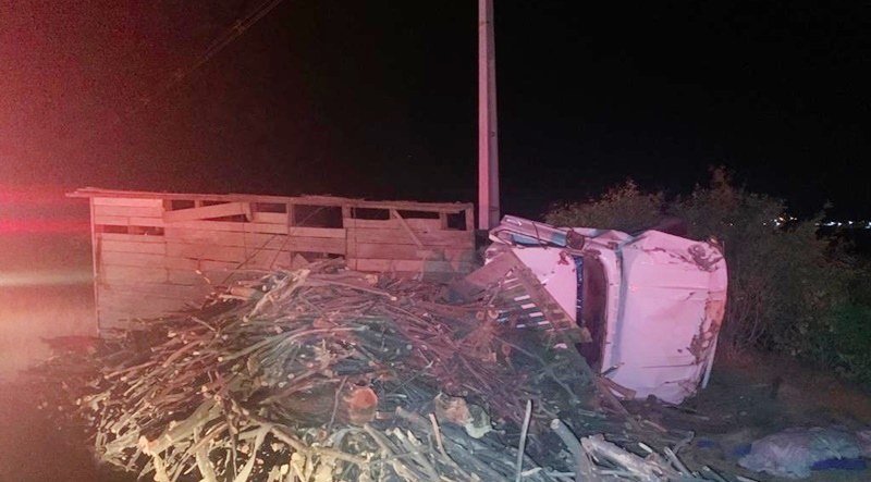 Acidente com caminhão deixa vítima fatal na rodovia RN-089 entre Ouro Branco e Jardim do Seridó