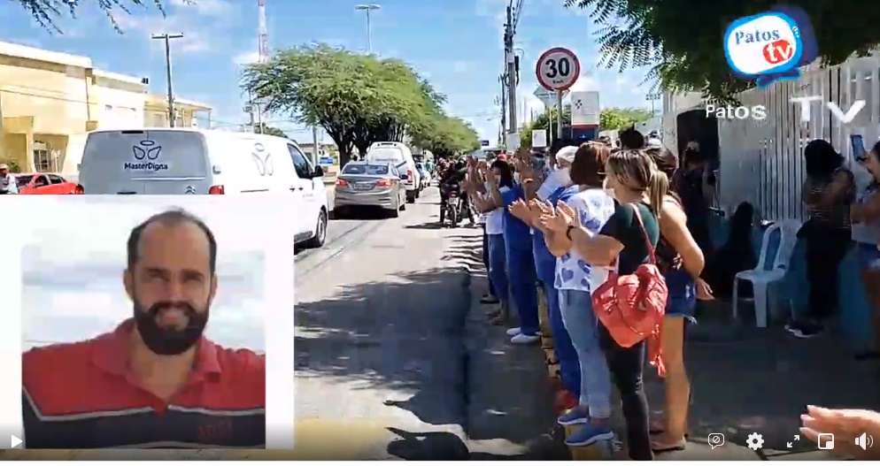 Em cortejo fúnebre, Patos se despede do secretário de saúde, Eisenhower Brito Segundo