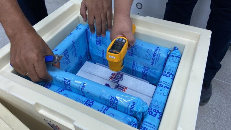 Mais de 10 mil doses da vacina da Pfizer serão distribuídos com municípios da PB