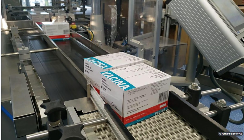 Ministério da Saúde recebe mais 2,7 milhões de doses de AstraZeneca