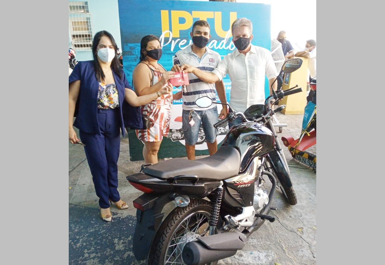 Prefeitura de Patos realiza primeiro sorteio da campanha do IPTU Premiado 2021