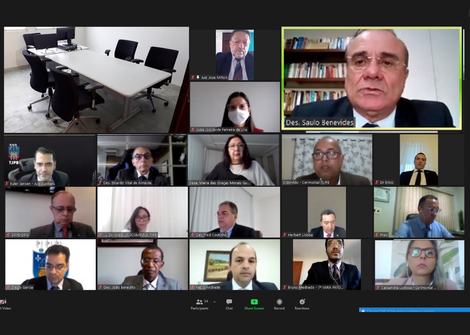 Tribunal de Justiça inaugura Sala de Atendimento a Distância no Fórum de Patos