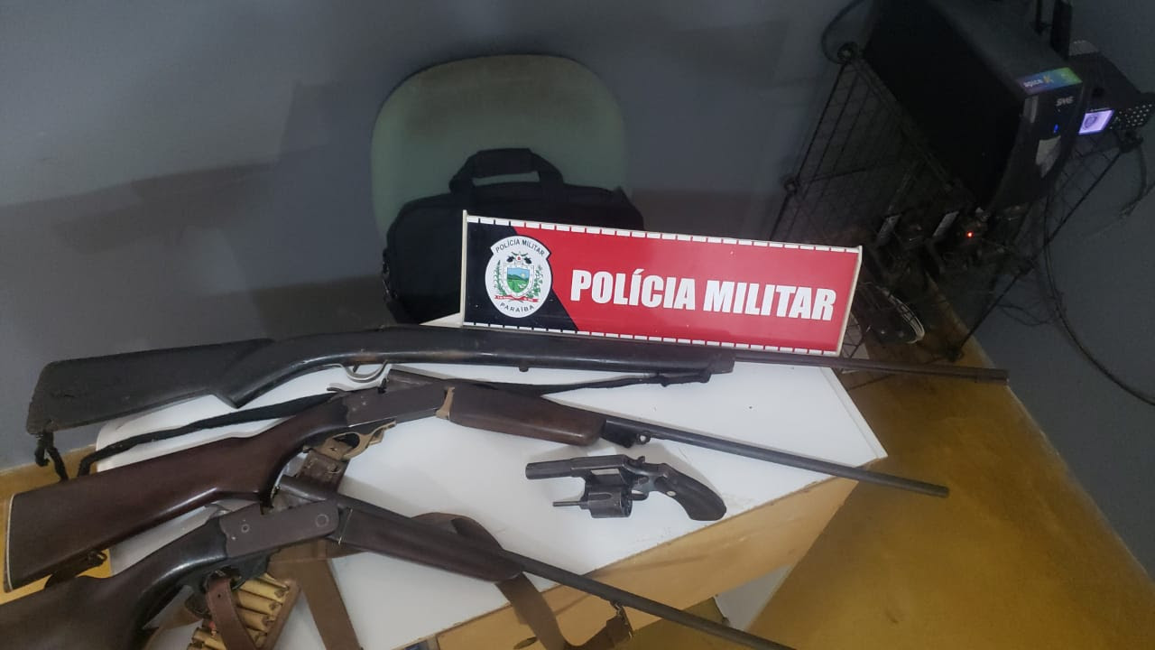 Polícia já apreendeu mais de 1.400 armas de fogo neste ano (2021)