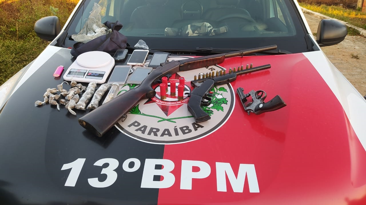 Três homens de Patos foram conduzidos à delegacia de Itaporanga durante operação da Polícia Militar nesta terça-feira (06)