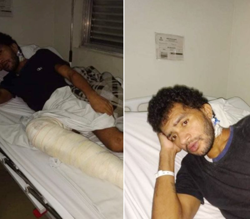 Perfil de rede social busca por familiares de patoense que está acidentado em Santos-SP. Veja