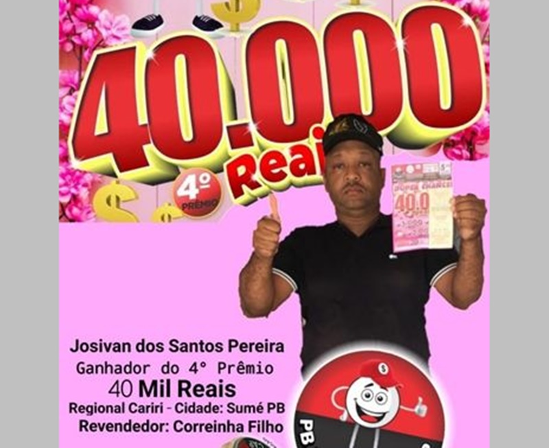 Mais um calote pode ter sido aplicado em Patos, segundo um ganhador de prêmio. Veja