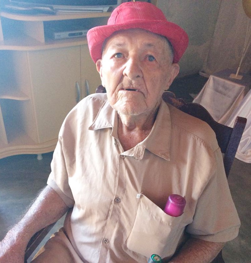 Morre aos 103 anos, seu José Apolinário Nóbrega, homem mais velho de Santa Terezinha-PB