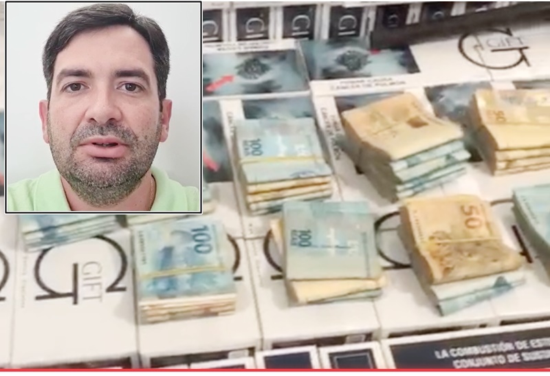 Delegado comenta apreensão de quase 700 mil cigarros contrabandeados no Sertão, além de arma e dinheiro. Veja o vídeo