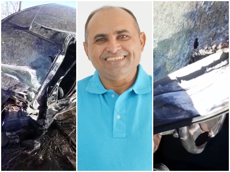 Duas vítimas: Família dá detalhes sobre acidente envolvendo vereador de São José do Bonfim e atualiza estado de saúde