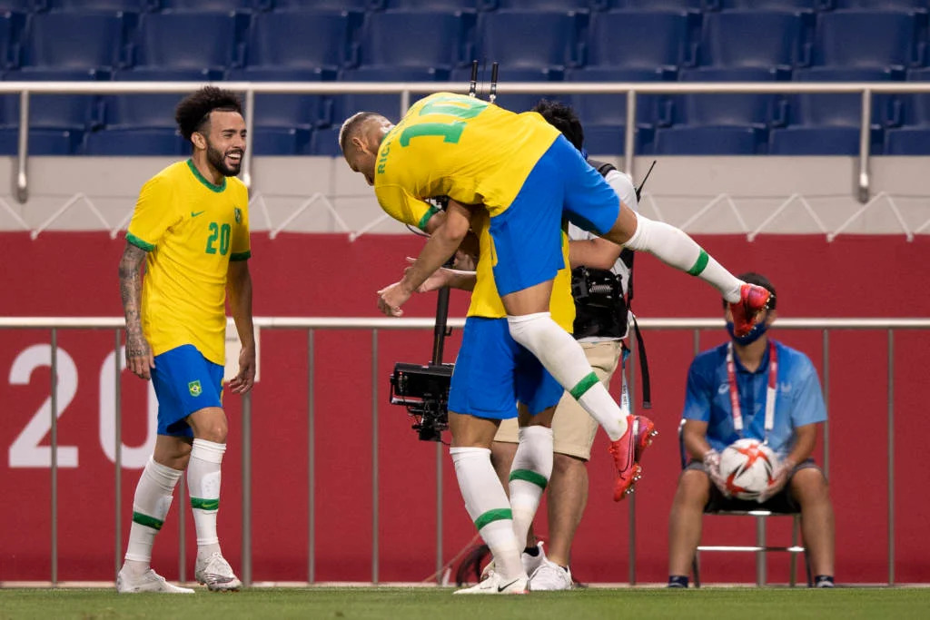 Com gol de Matheus Cunha, Brasil vence o Egito e avança para a semifinal das Olimpíadas
