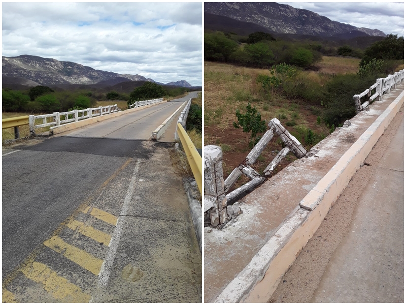 Vereador Deda Perônico de São José do Bonfim solicita do DER a recuperação de ponte na PB 276