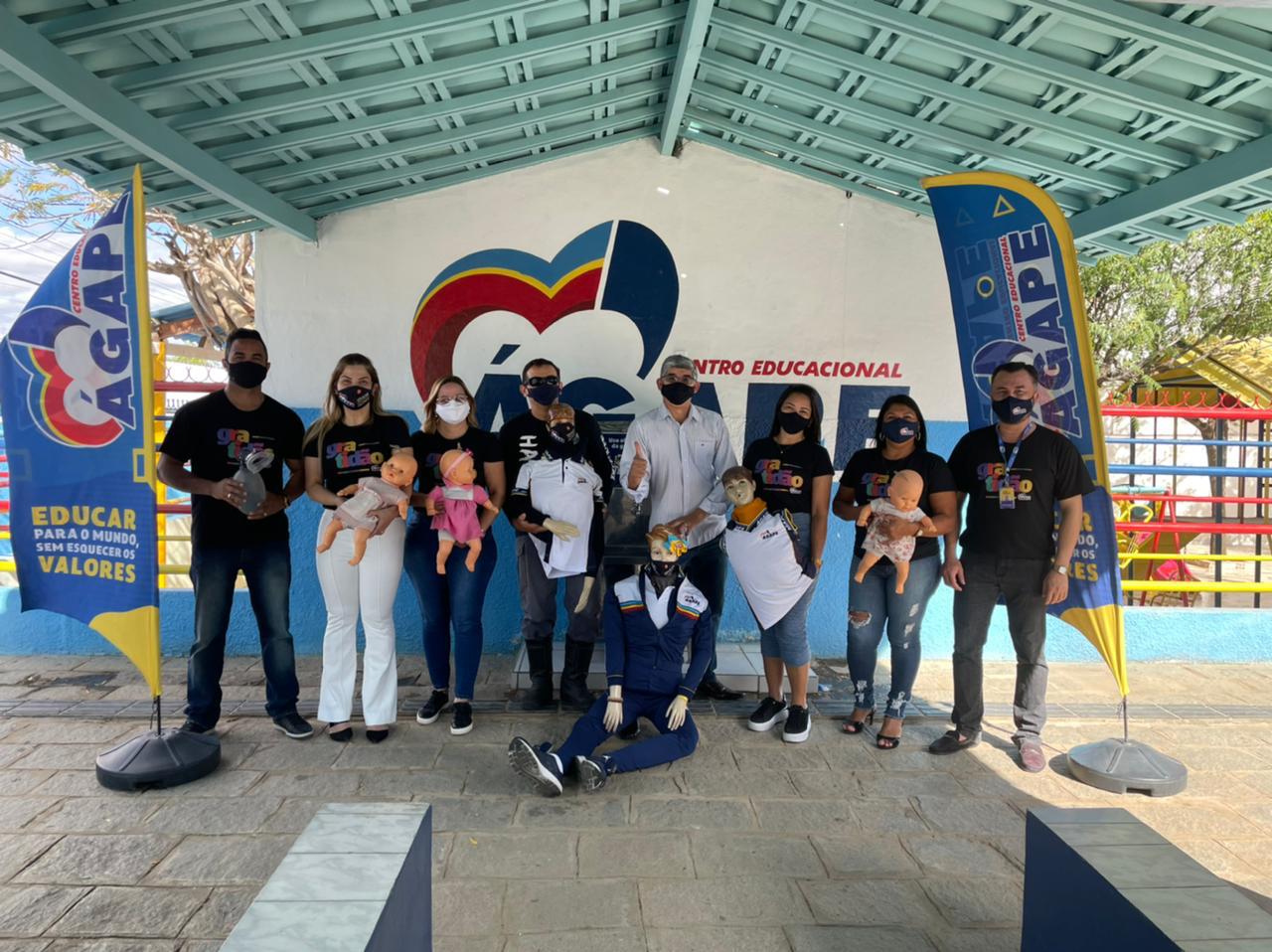Colégio ÁGAPE recebe treinamento para a prestação dos primeiros socorros