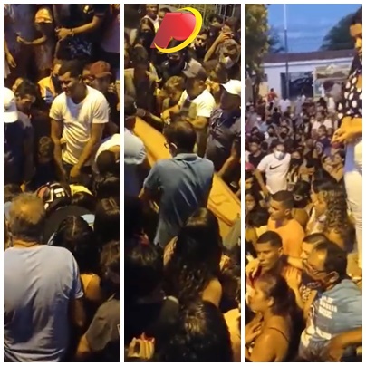 VÍDEO: Choro, comoção e revolta no sepultamento do jovem Lucas Santana morto na noite de terça-feira (10) em Patos