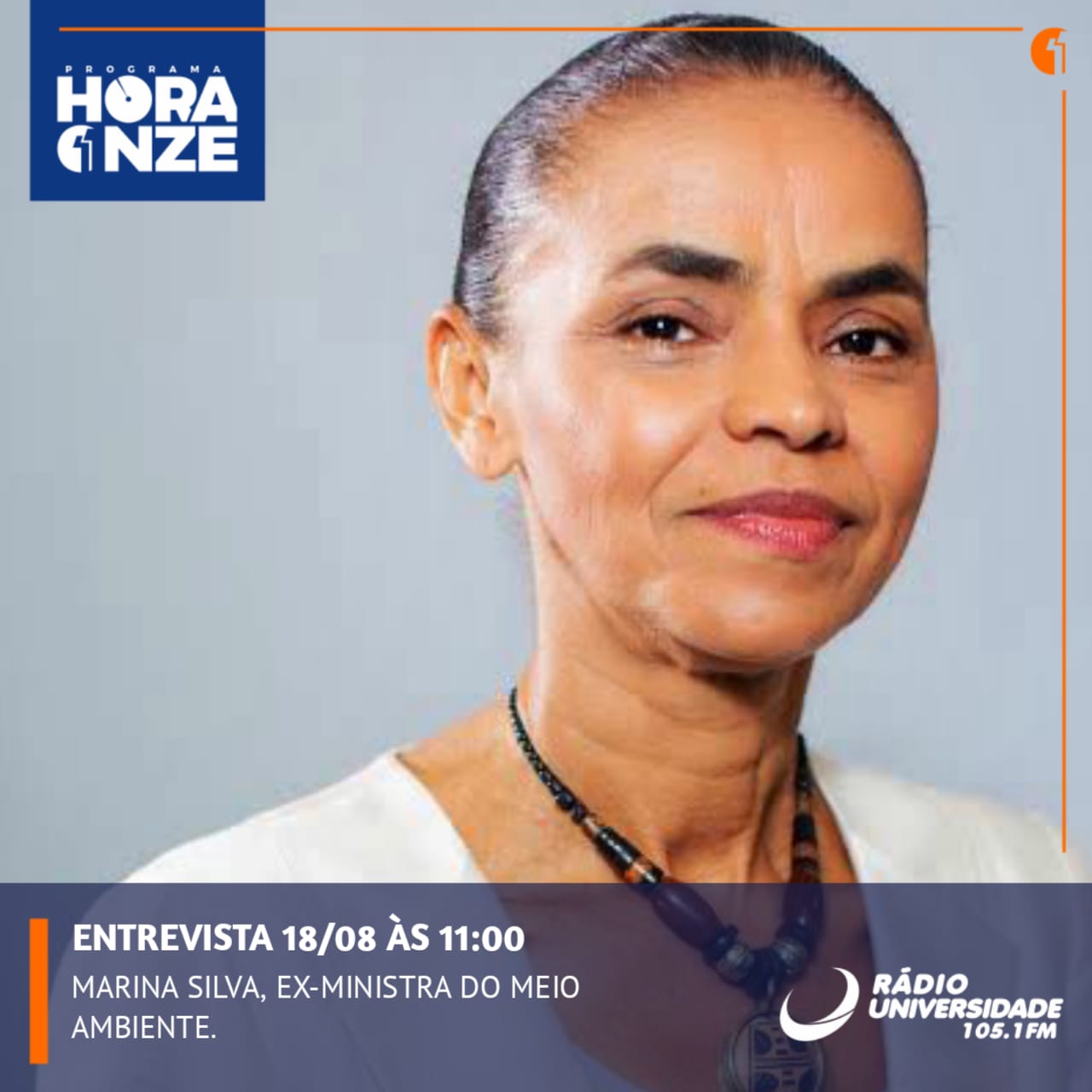 Ex-Ministra Marina Silva será entrevistada nesta quarta-feira, na Rádio Universidade FM de Patos