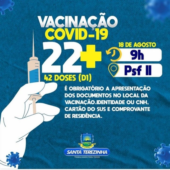 Município de Santa Terezinha (PB) já imunizou mais de 80% da população vacinável com a primeira dose contra covid. Ouça