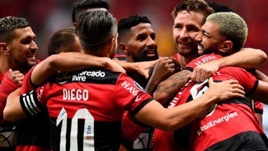 Libertadores: Flamengo goleia Olimpia por 5 a 1 e vai à semifinal com 9 a 2 no placar agregado