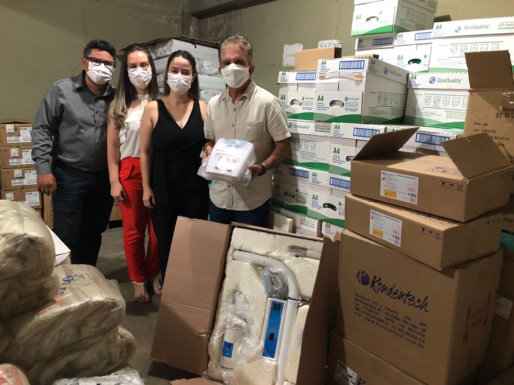 Prefeito Nabor Wanderley recebe novos equipamentos odontológicos e destaca investimentos na atenção básica