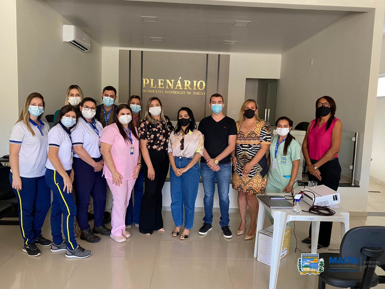 Secretaria da Saúde de Malta apresentou prestação de contas do 1° quadrimestre de 2021, na Câmara Municipal