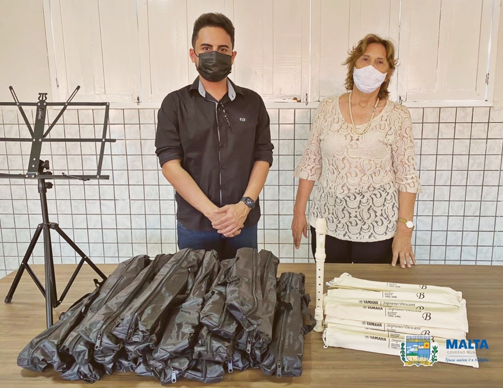 Prefeitura de Malta realiza entrega de instrumentos musicais para rede municipal de educação