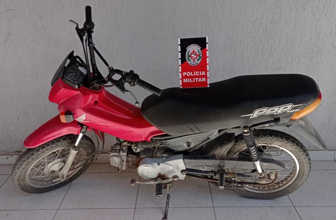 Polícia Militar age rápido, e recupera moto furtada neste domingo (05) em Várzea-PB