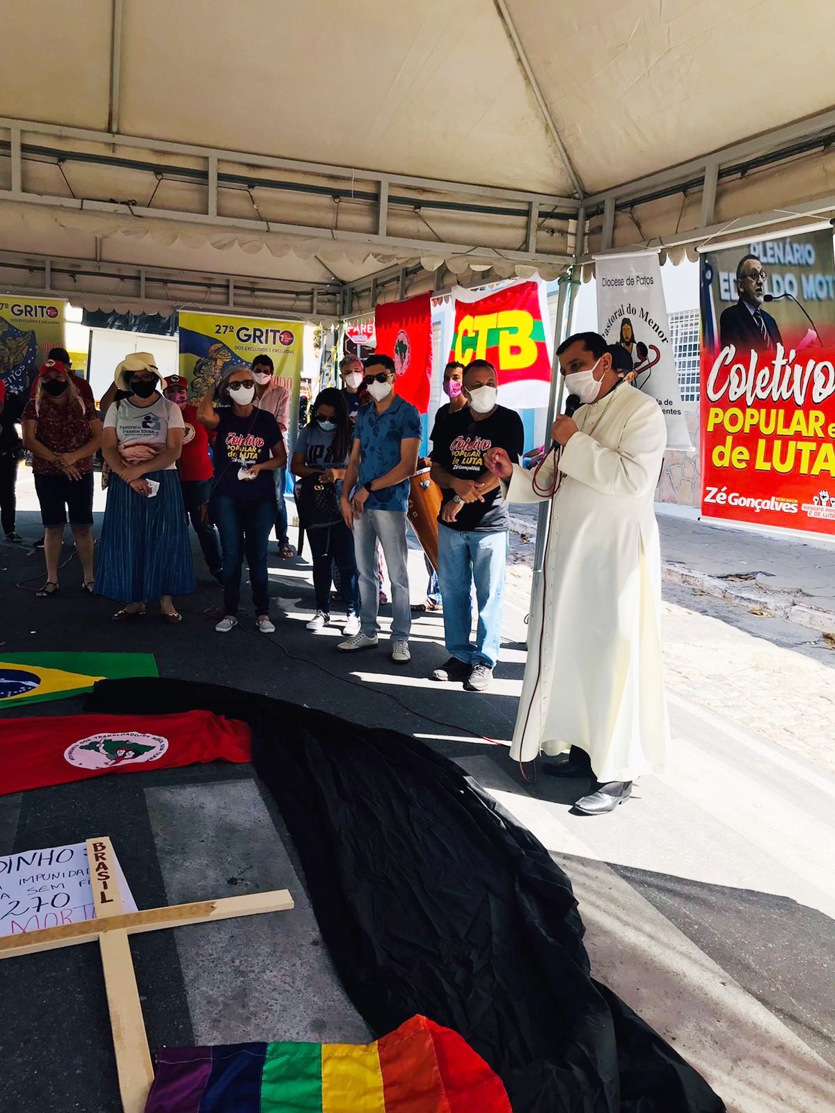 Patos, João Pessoa e outras cidades da PB realizam ‘Grito dos Excluídos’ e protestam contra o Governo Bolsonaro