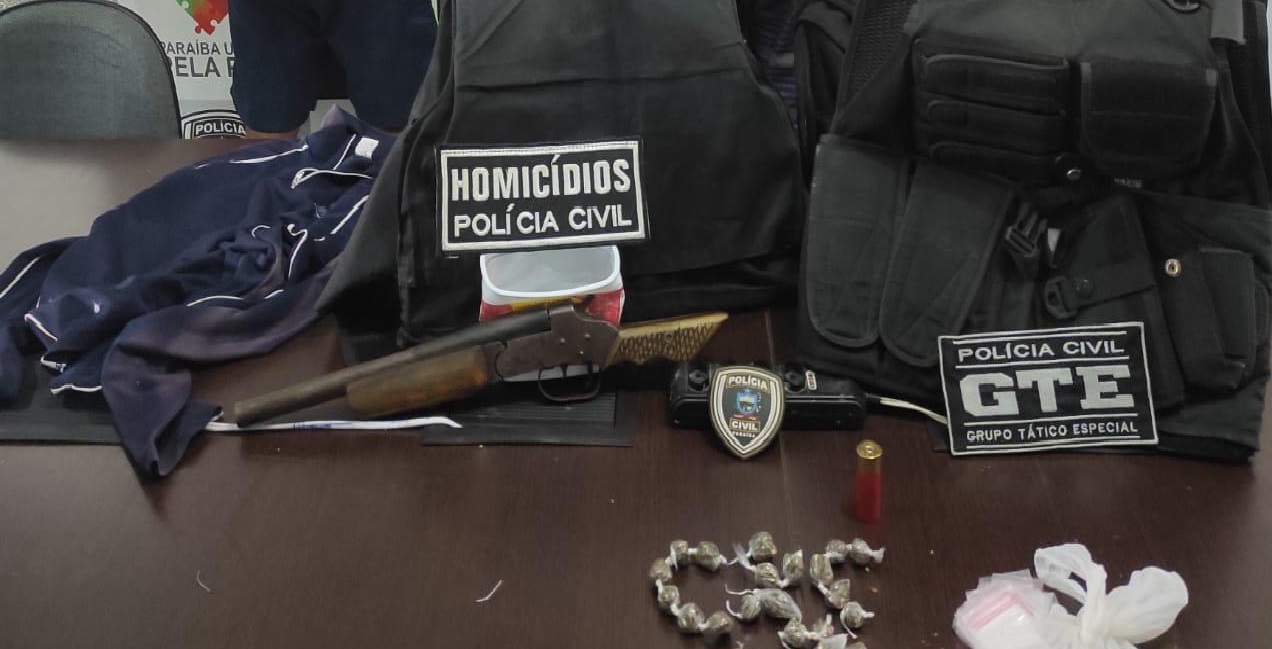 Polícia Civil prende suspeito de praticar homicídios na região de Patos