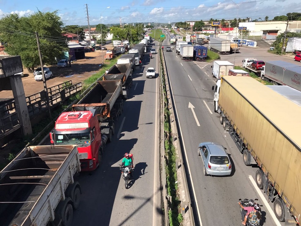 Caminhoneiros programam paralisações na Paraíba