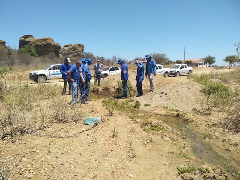 Em inspeção, Cagepa flagra furtos de abastecimento de água em Catingueira