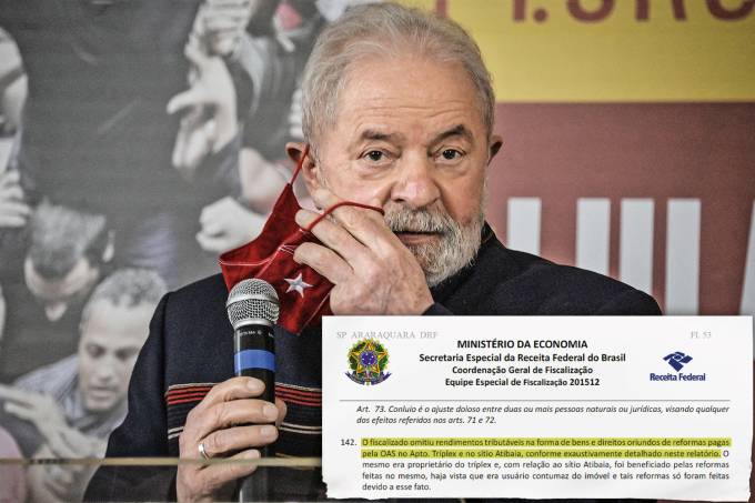 Receita acusa Lula de cometer crimes de sonegação, fraude e conluio