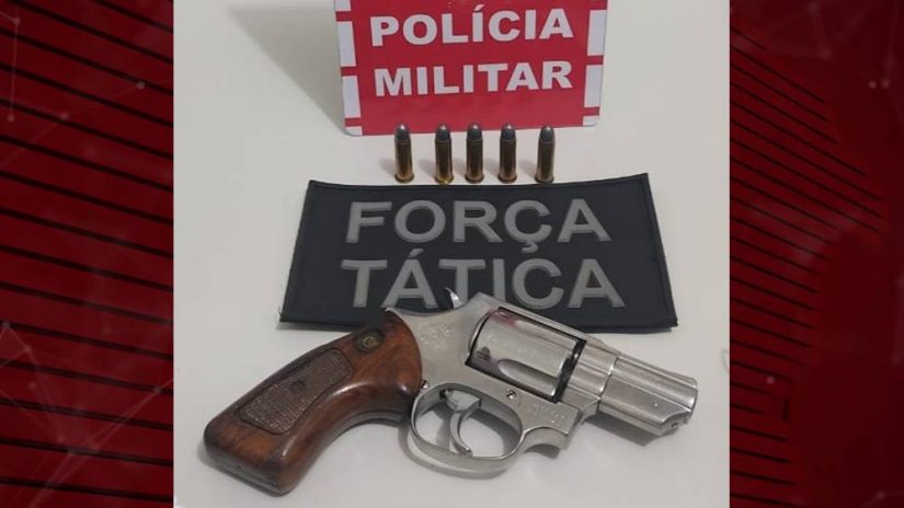 Homem é preso em flagrante pela PM por porte ilegal de arma em São Bento