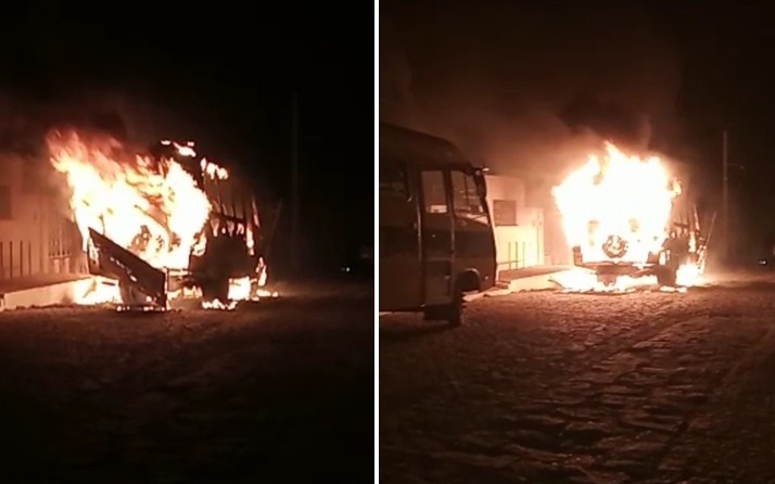 Major Galvão diz que causas de incêndio em ônibus escolar da Prefeitura de Santa Teresinha-PB ainda são desconhecidas