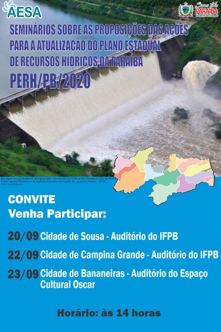 Plano Estadual de Recursos Hídricos da Paraíba chega na fase final de discussão