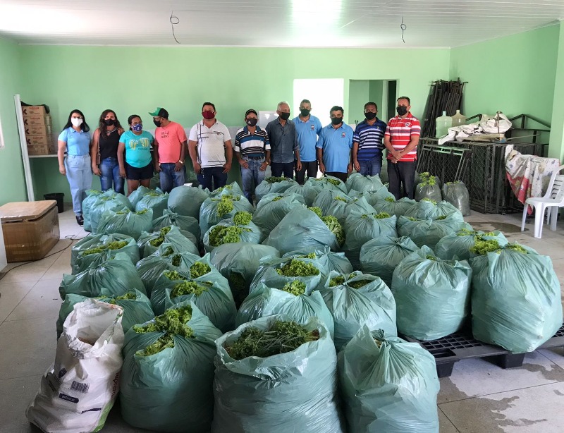 Mais uma entrega de alimentos do Programa de Aquisição de Alimentos adquiridos dos agricultores do município
