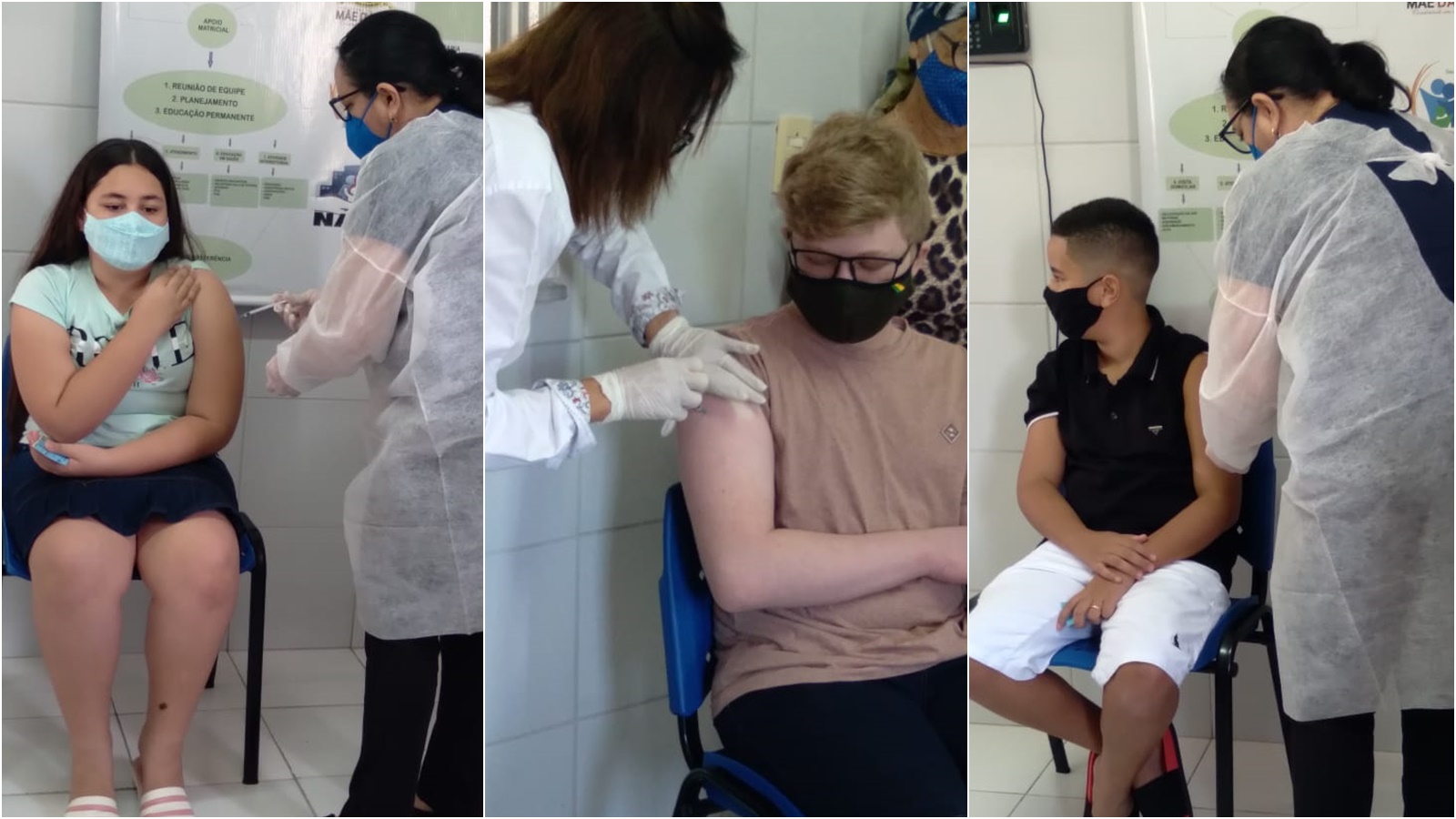 Vacina Covid: Mãe d’Água contemplou público de todas as faixas etárias com 1ª dose e idosos já recebem dose de reforço