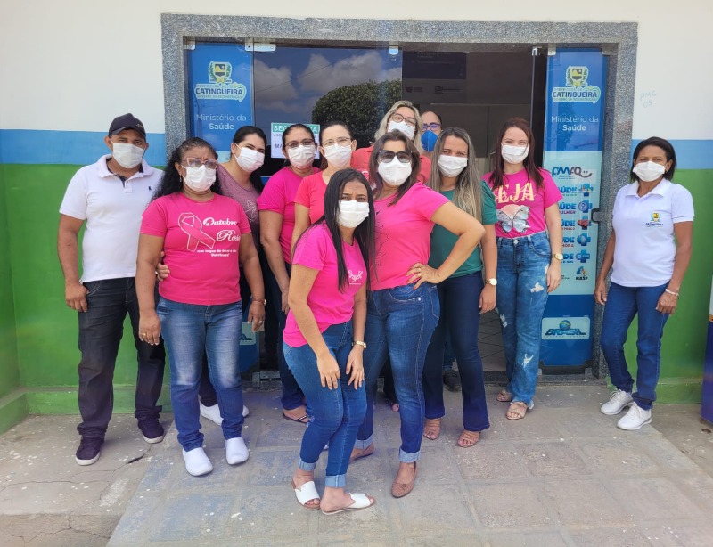 Secretaria de Saúde de Catingueira dá início a campanha do Outubro Rosa