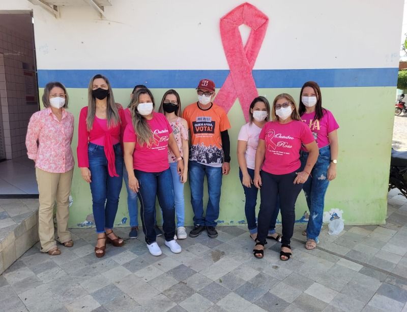 Secretaria de Saúde de Catingueira dá início a campanha do Outubro Rosa