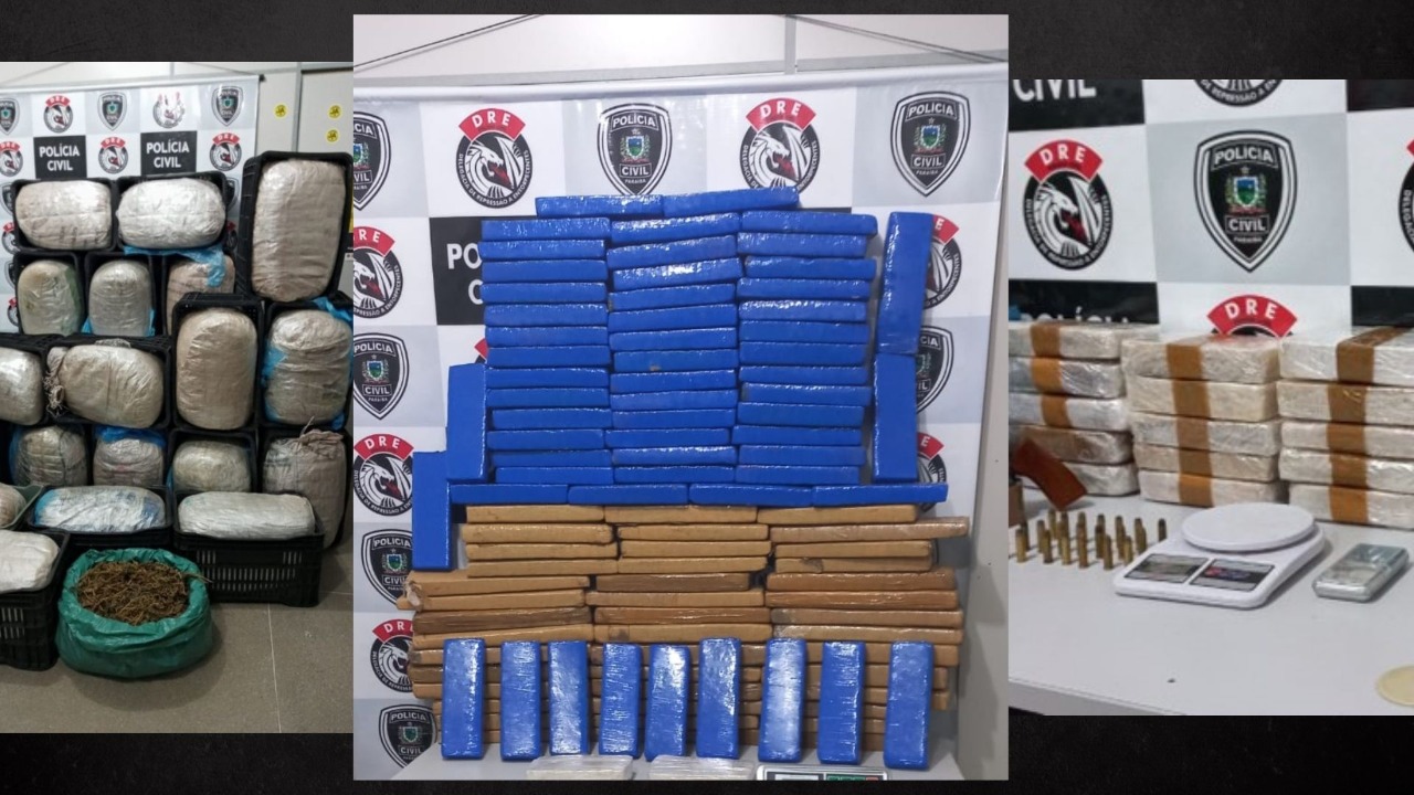 Com os recentes 100 kg , Polícia Civil se aproxima de meia tonelada de drogas apreendia em Campina Grande