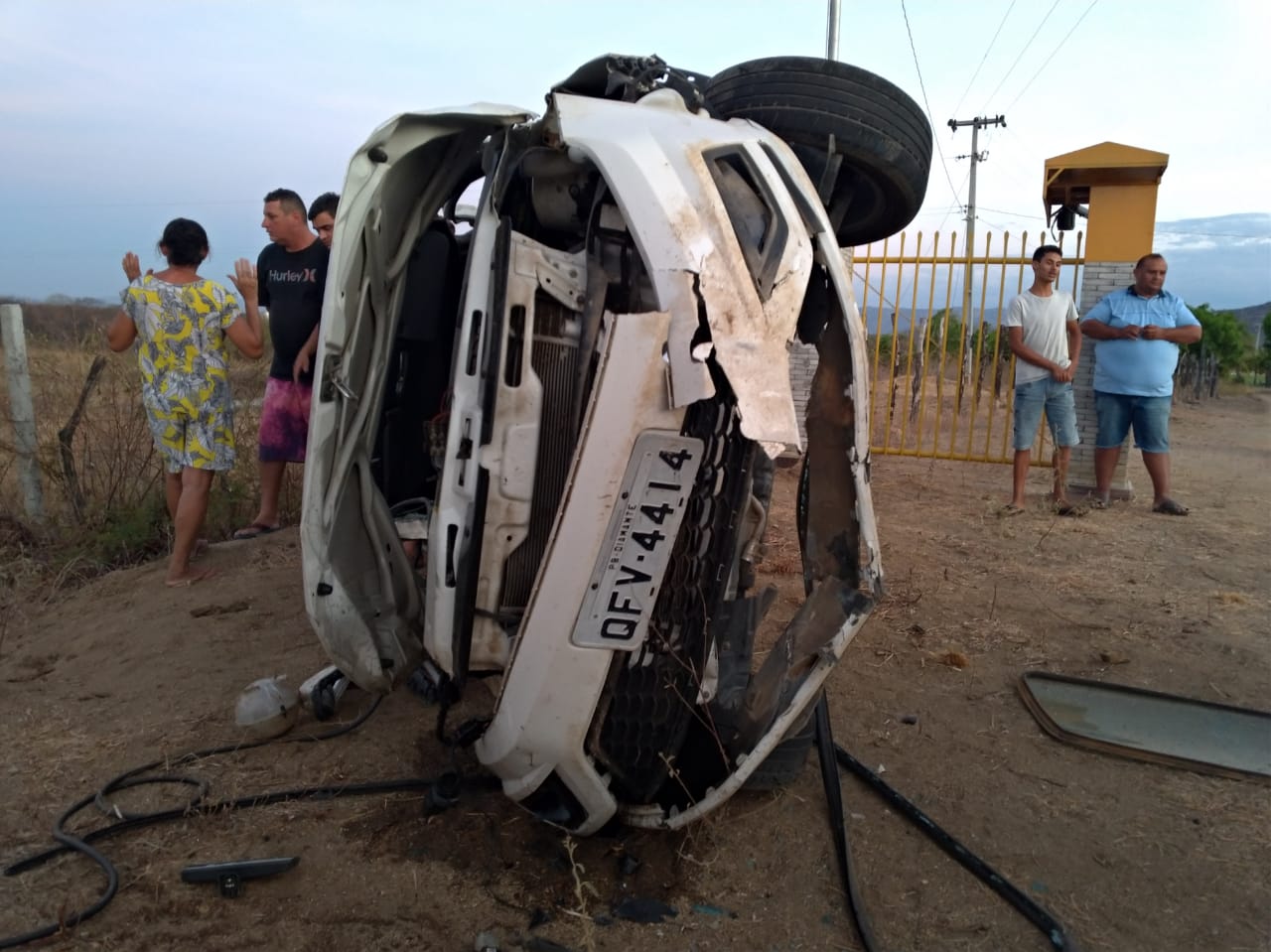 URGENTE: Grave acidente envolvendo dois veículos é registrado na BR-361, próximo a Santa Terezinha-PB. Veja o vídeo