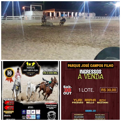 Parque José Campos Filho em Cacimba de Areia anuncia Vaquejada para 30 de outubro