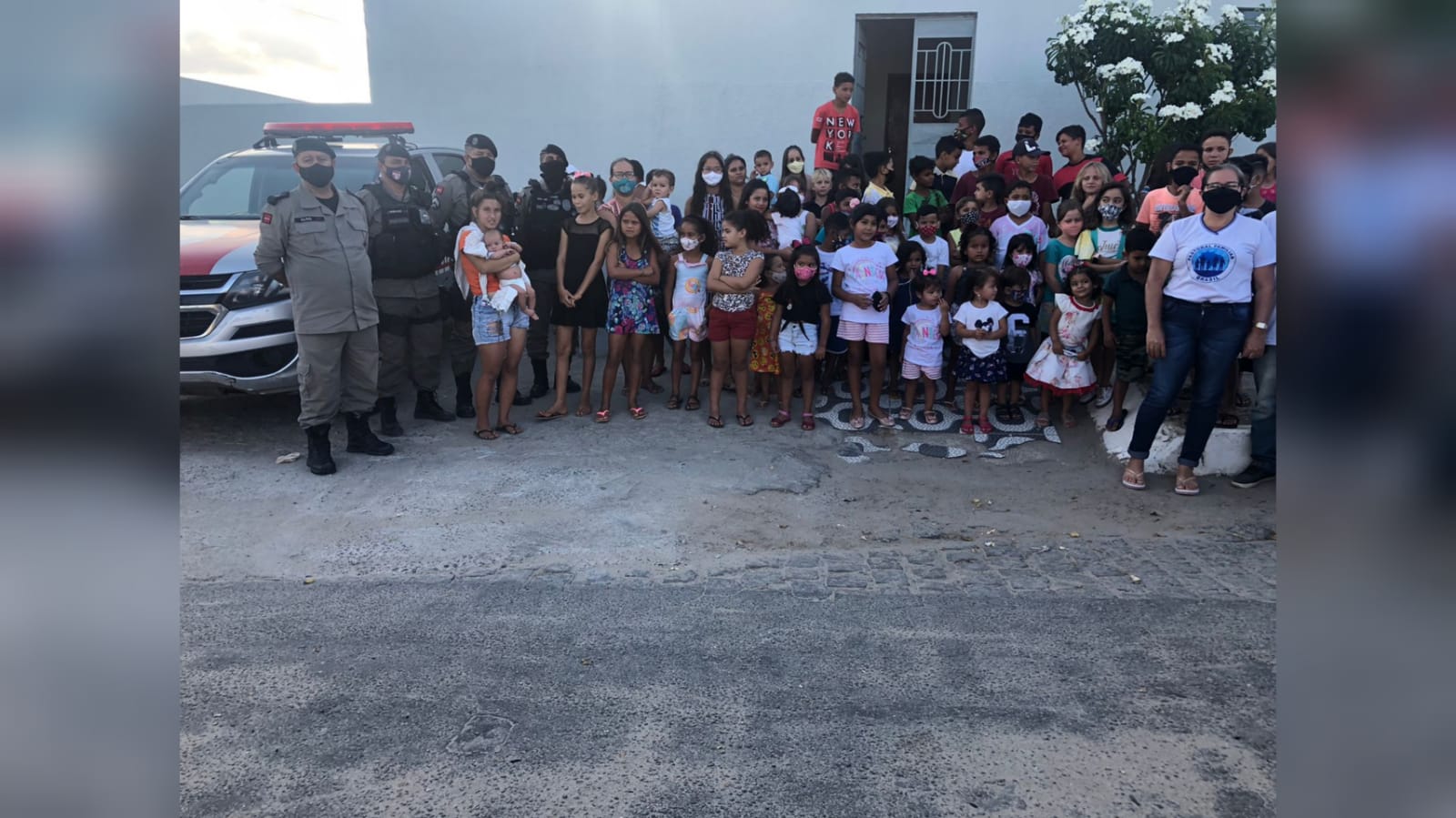 Polícia Militar realiza Operação Criança Feliz na cidade de Teixeira nesta terça-feira (12)